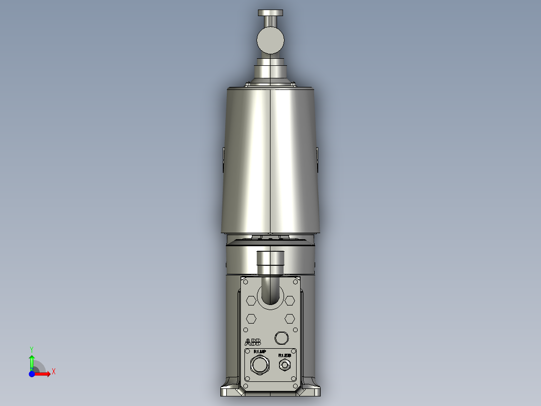 ABB全系列机器人3-3D模型 (12)前视图