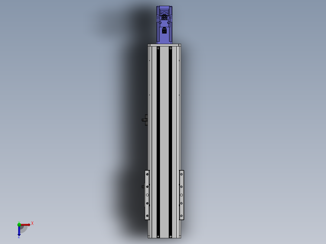 精密模组MY80D-T10-200L-BC-P10B-C4-C俯视图