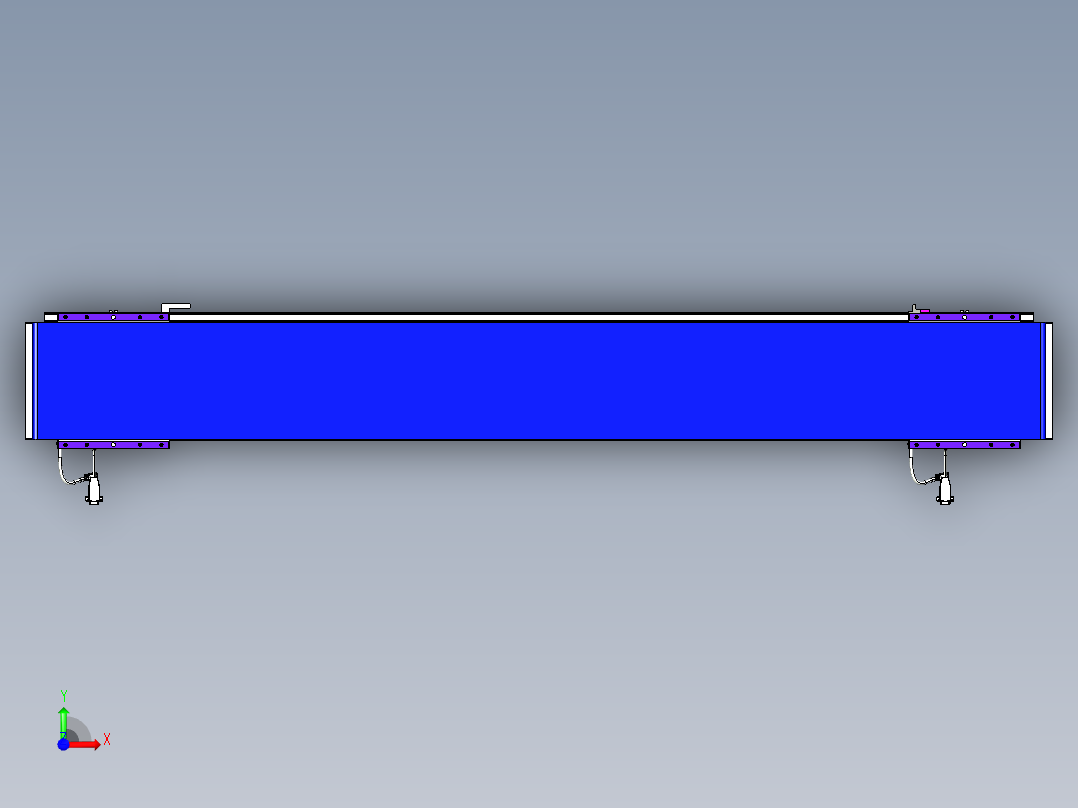 威洛博VL系列直线电机模组-2VL22H3-S1350前视图