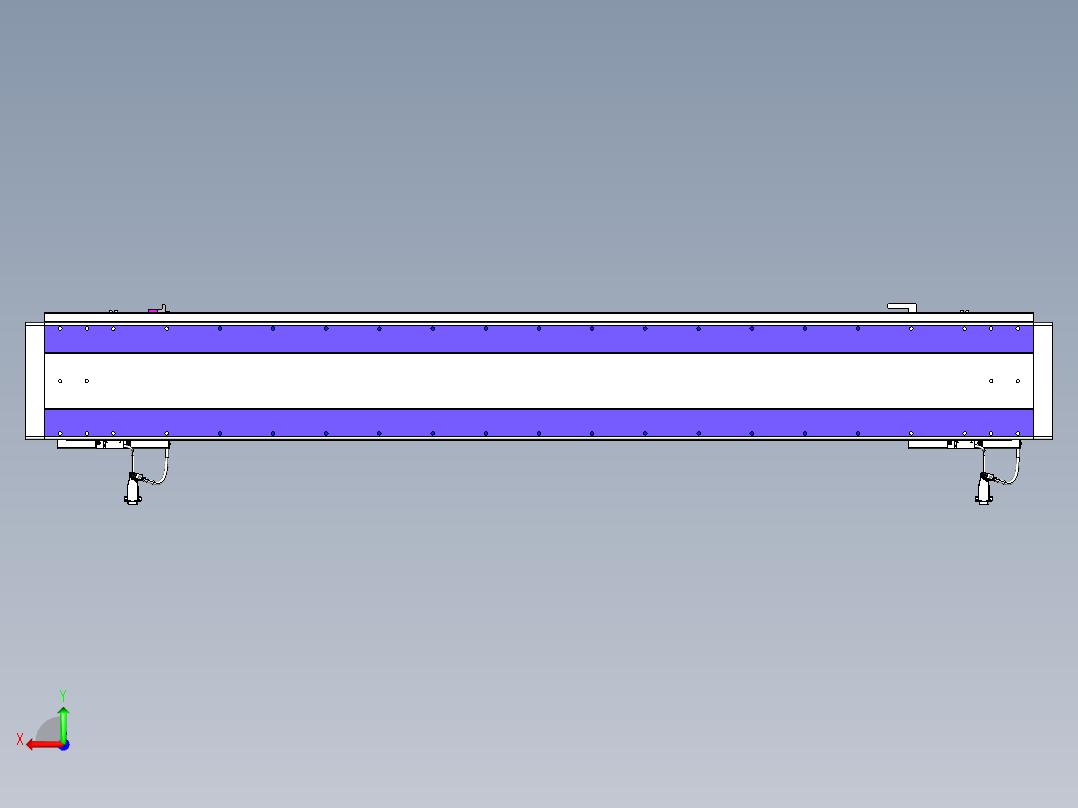 威洛博VL系列直线电机模组-2VL22H3-S1350后视图