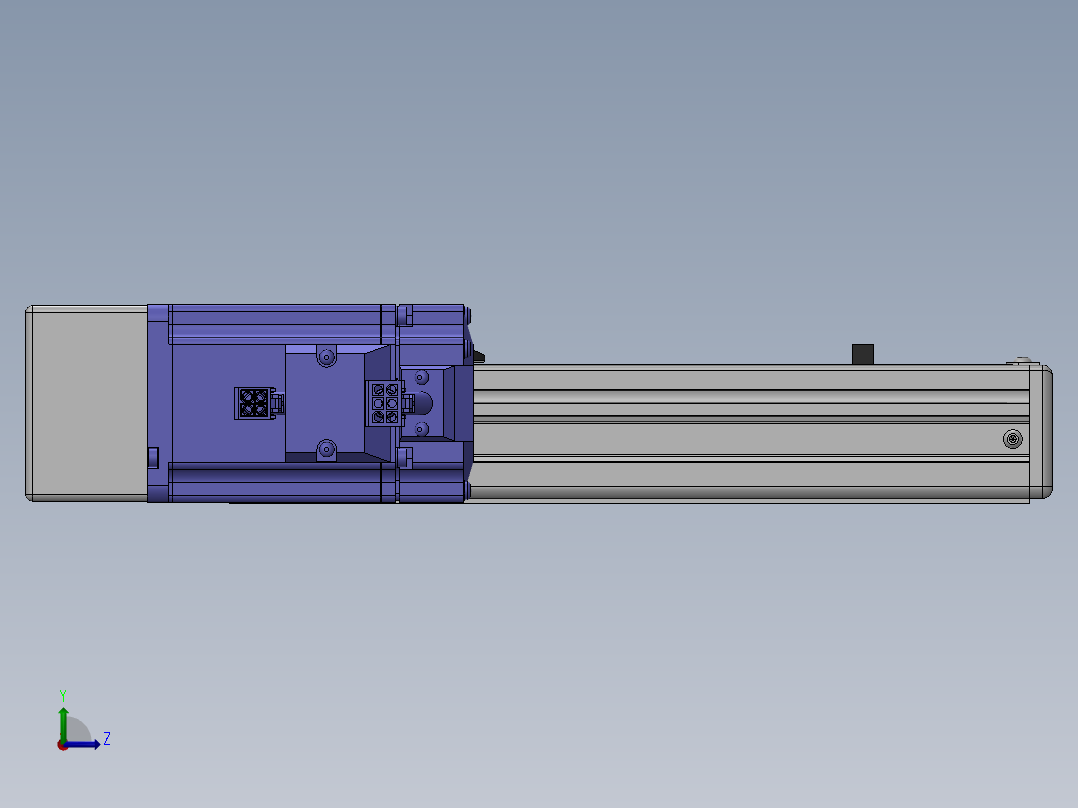 精密模组MY50-T10-150L-BL-P20B-C4-C左视图