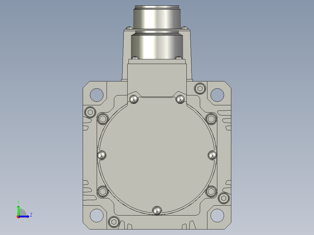 1500W MSME伺服马达左视图