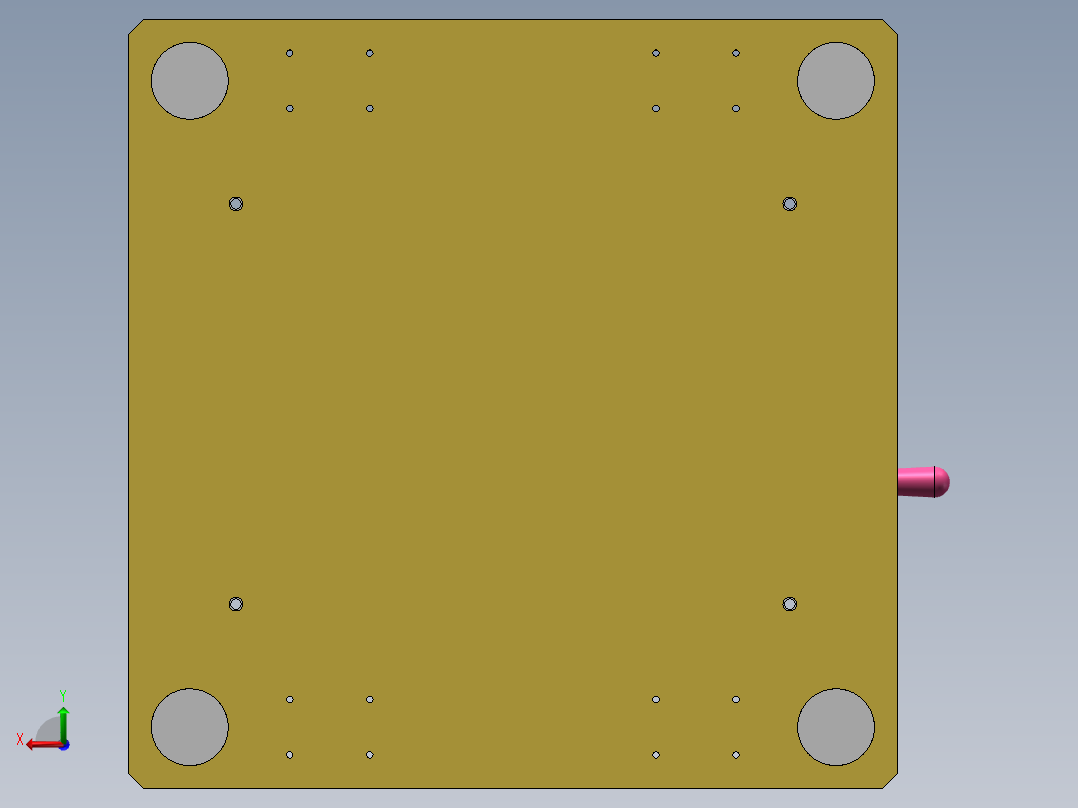 电动打磨机sw14可编辑后视图