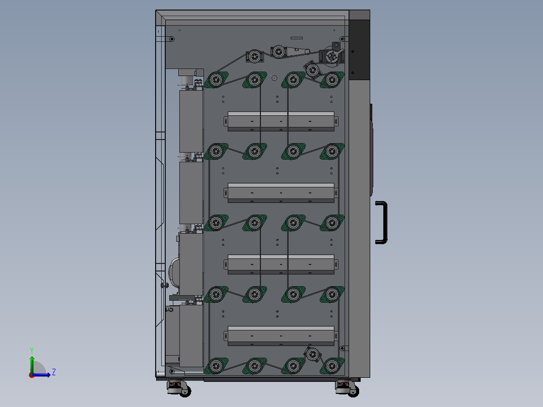 医用拖鞋筐子清洗烘干机sw18左视图