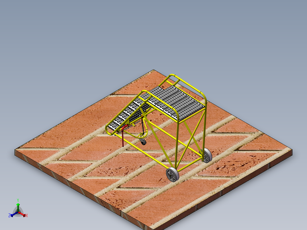 solidworks ladder维修<span style='color: red'>移动</span><span style='color: red'>梯子</span>