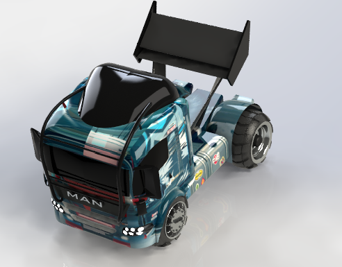 32-人卡车+(欧洲卡车) 3d模型图纸