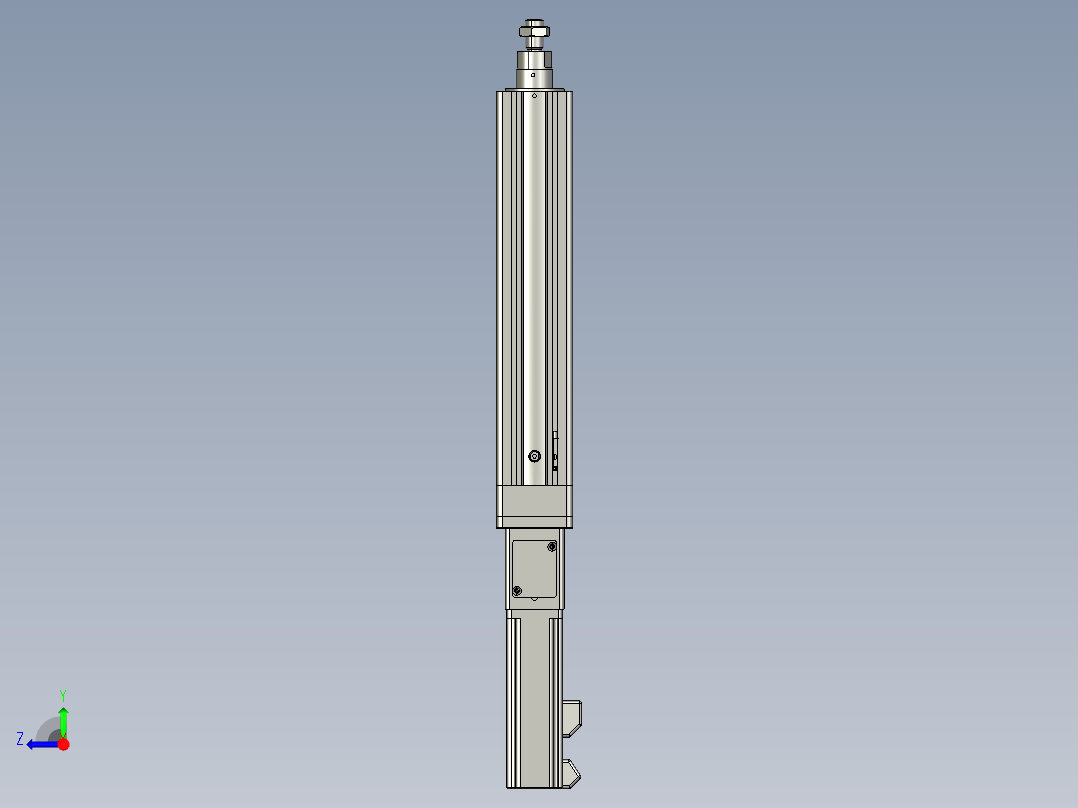 12VZ电动缸-VZ5-S150-BC右视图
