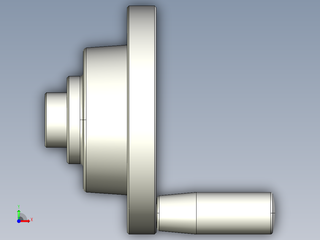 工程塑膠手輪(安裝重力指示器用)VDC-3D多系列多零件图纸模型前视图