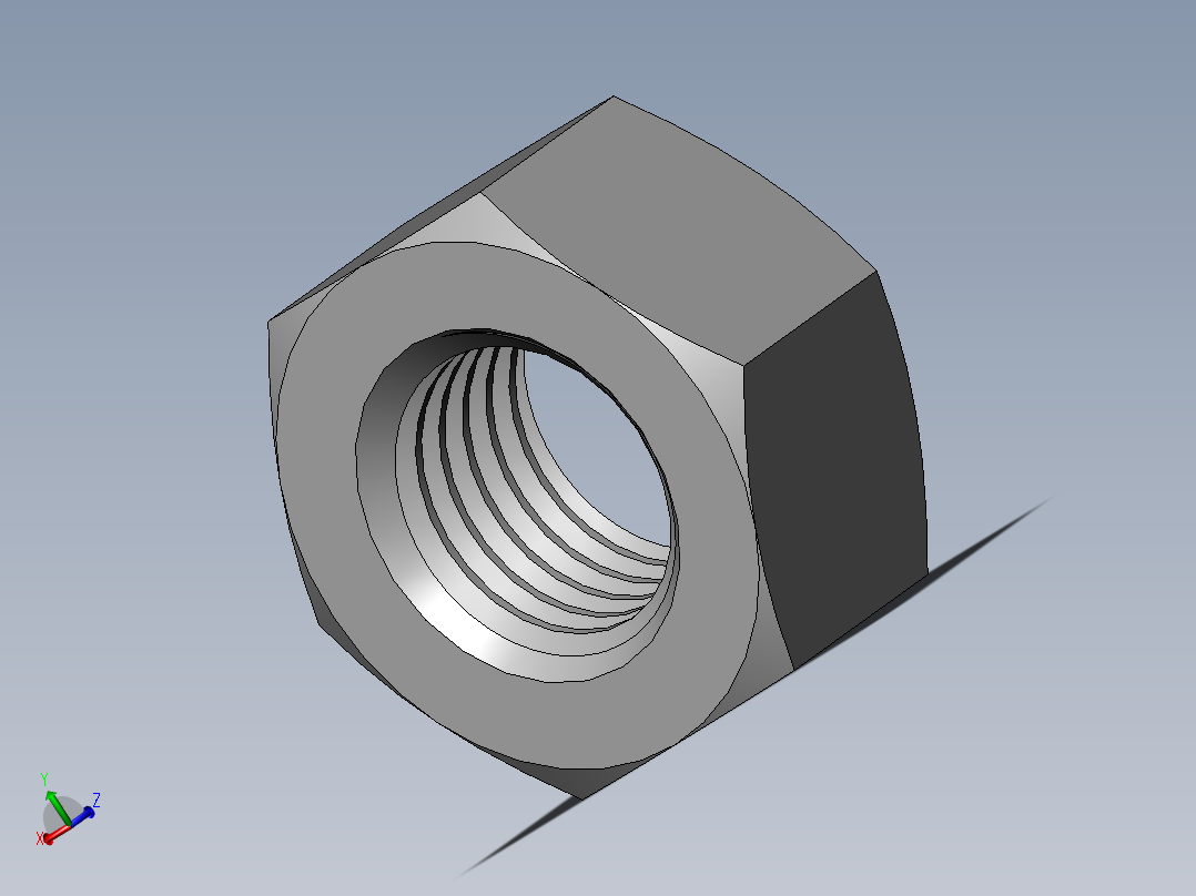 DIN 934 螺母-M30 Nut.SLDPRT