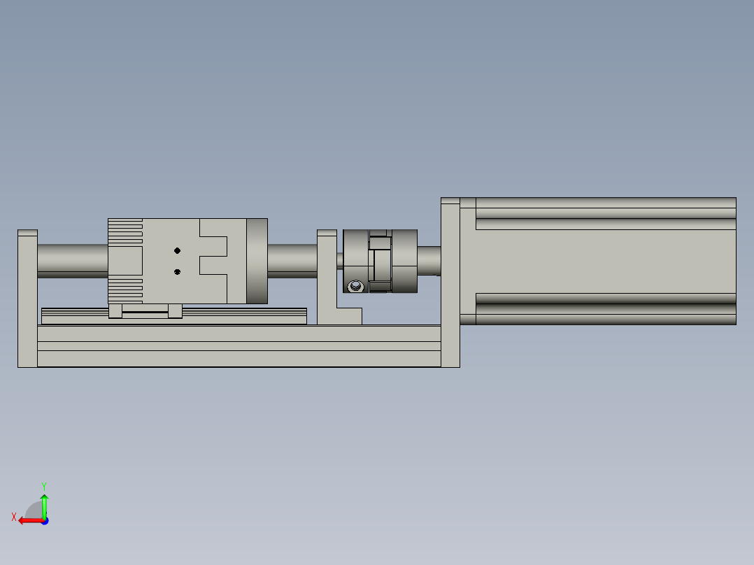 模组FSK40-L10C7-BC-T40（50行程）后视图