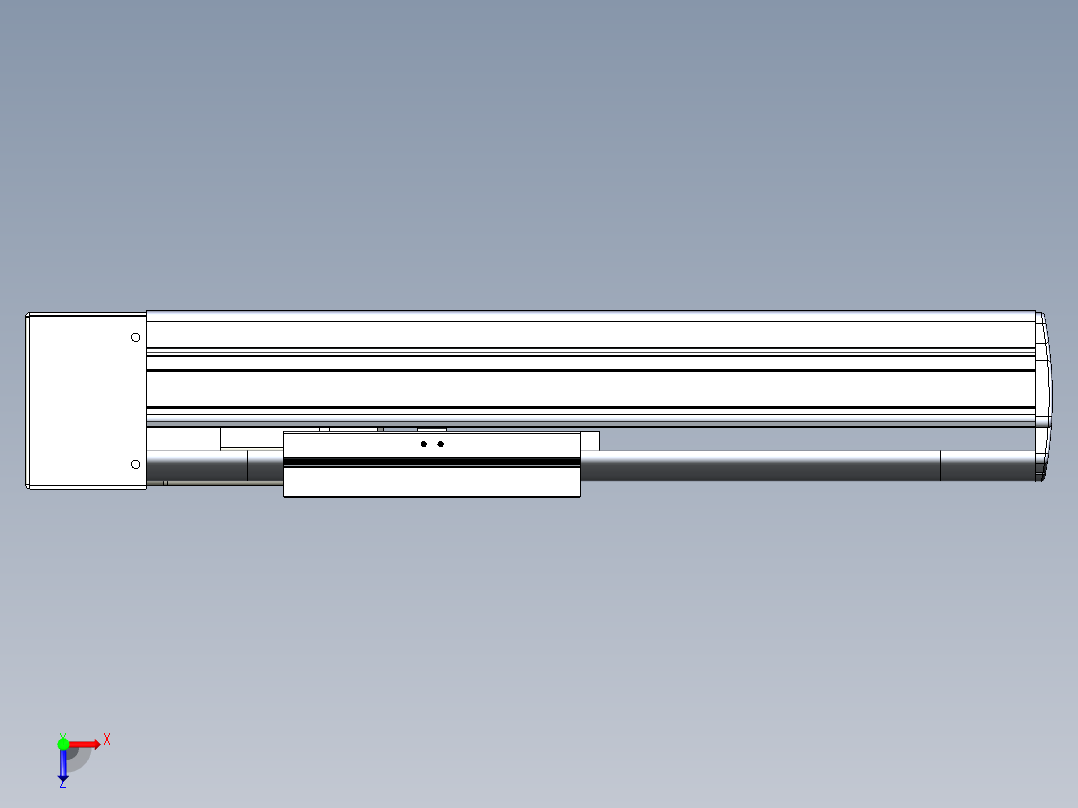 VF丝杆传动-一般环境VF14-Lxx-C-S150-BL-ZP75-C3俯视图