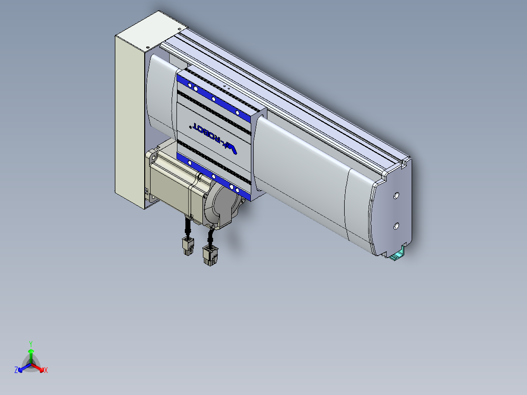 VF丝杆传动-一般环境VF14-Lxx-C-S150-BL-ZP75-C3正等轴测图