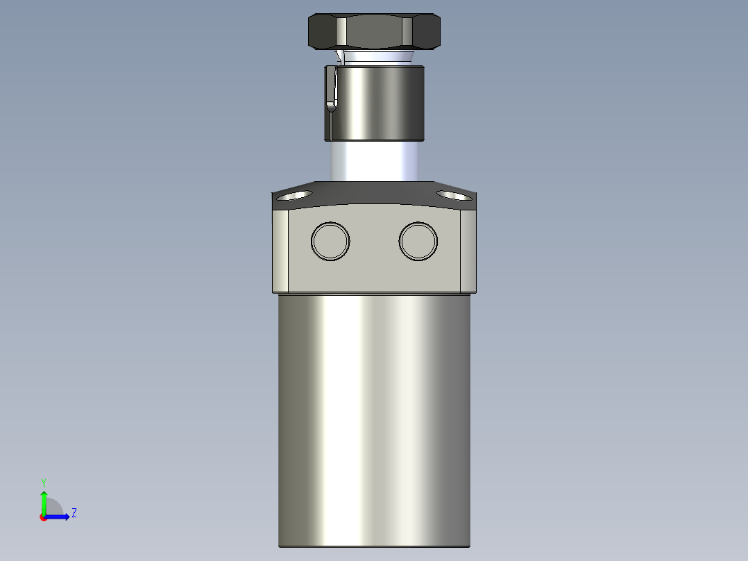 KOSMEKLHS0480-SL-Y60多系列多零件图纸模型左视图