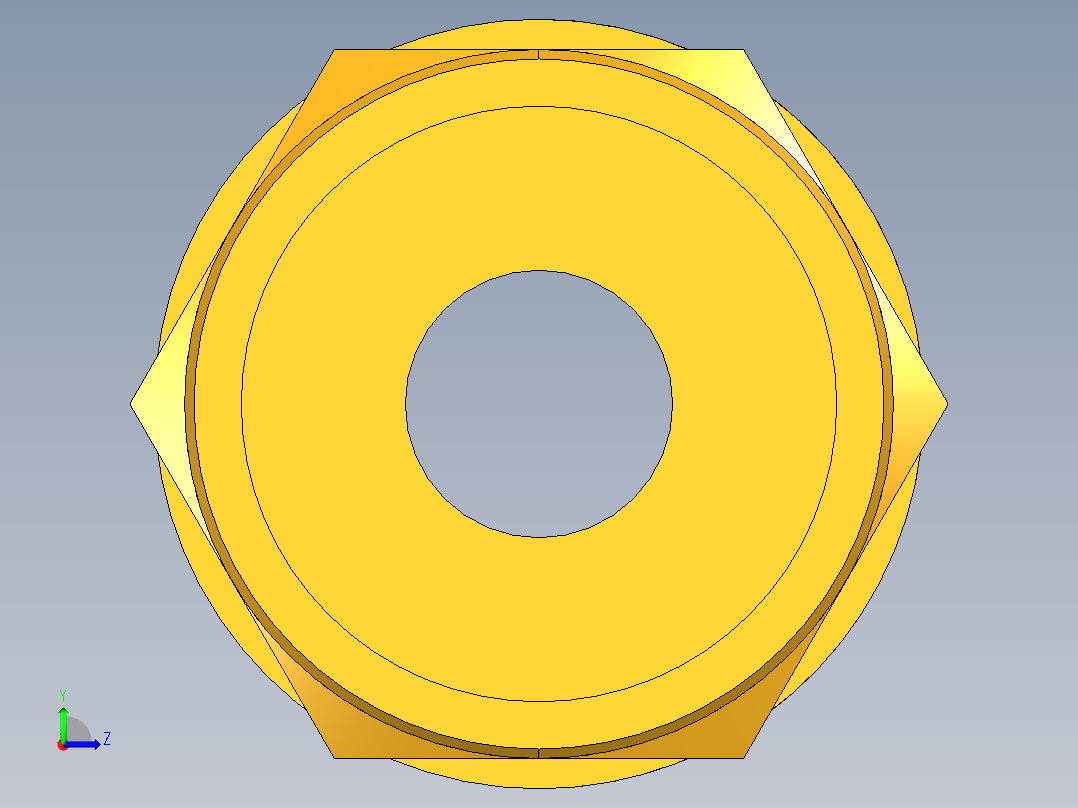 扩口式工业通用硬管接头Flare To Solder 43F-6-10左视图