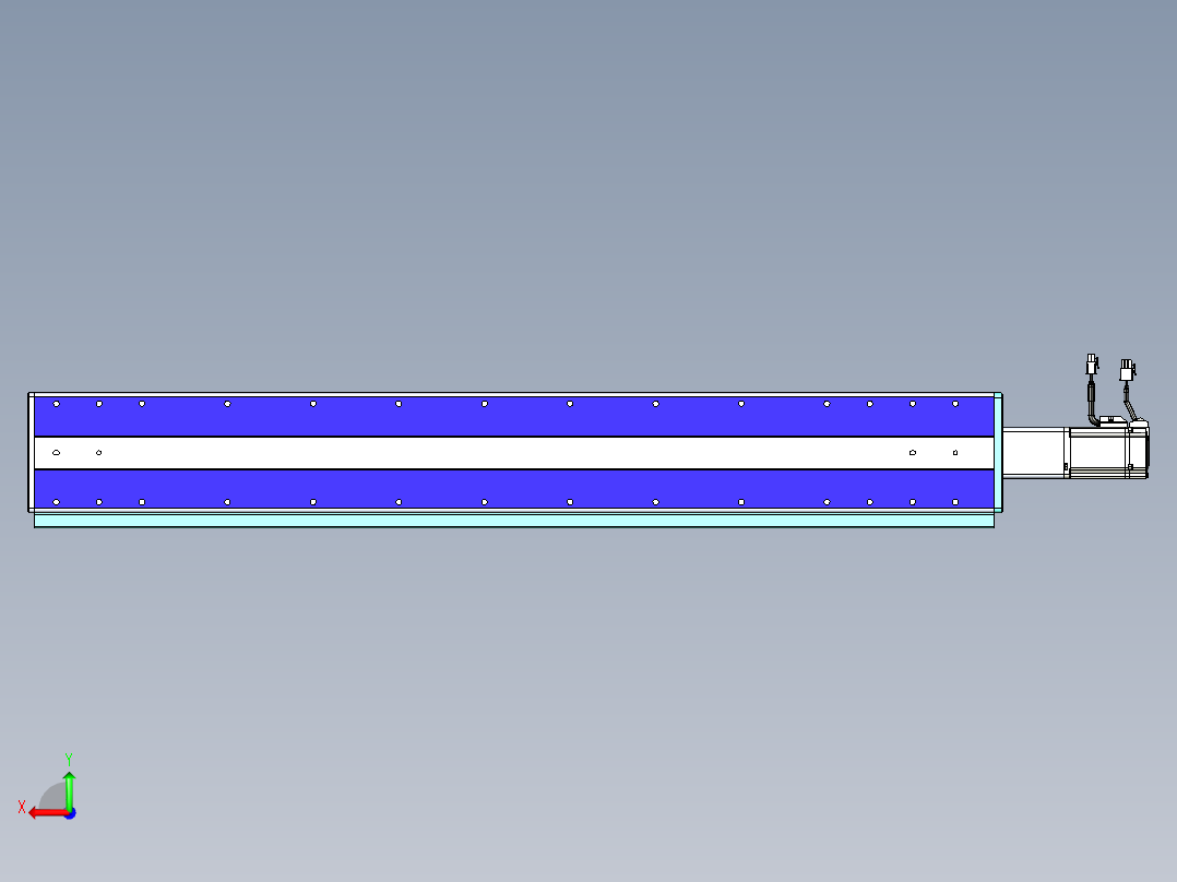 威洛博VC丝杆传动-无尘环境VC14-Lxx-C-S850-BC-ZP40-C3后视图
