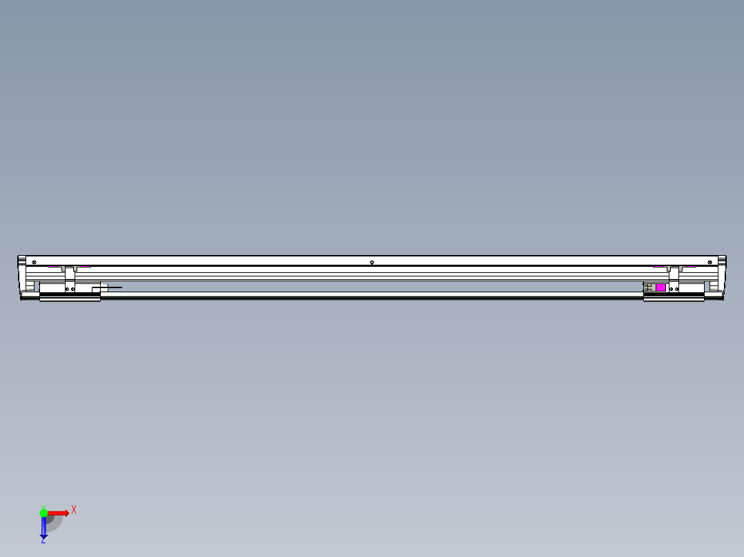 威洛博VL系列3d模型模组2VL14S1Y-S950俯视图
