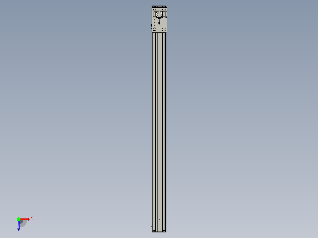 东锦齿条传动DH175G-L167-S2450-BU-减速机+750W俯视图