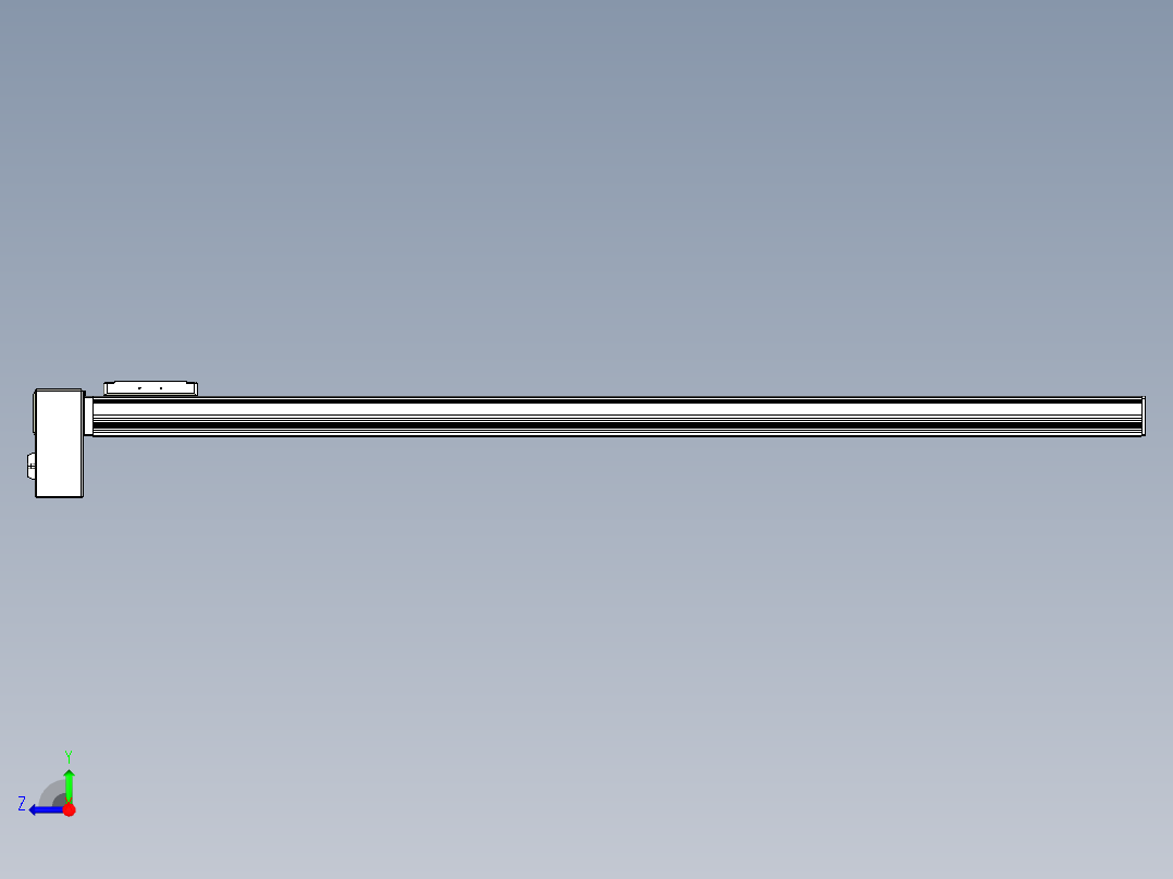同步带全封闭直线模组TPA-HCB-105D-90-L1250-RP-C-P20-N3右视图