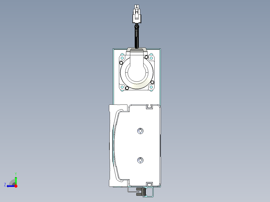 VF丝杆传动-一般环境VF14-Lxx-C-S650-BR-ZP40-C3右视图