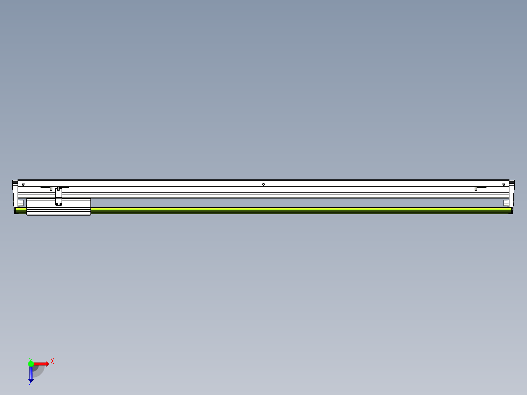 威洛博VL系列3d模型模组VL22H2Y-S1150俯视图