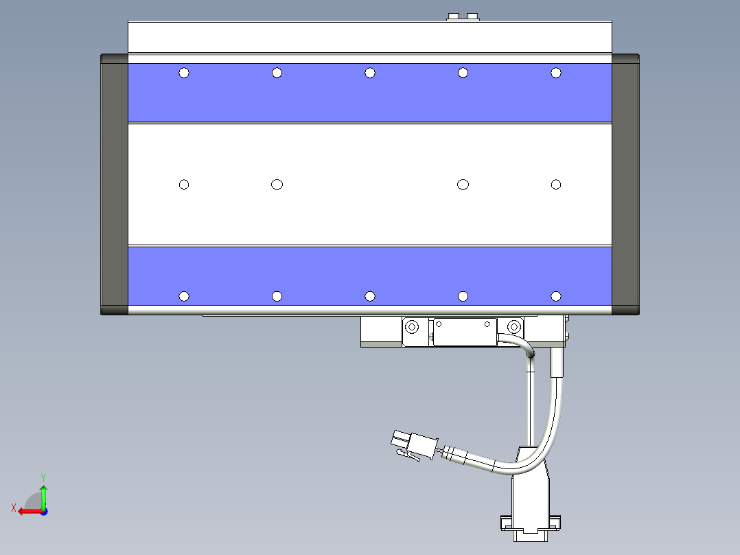 威洛博VL系列3d模型模组VL14S1Y-S100后视图