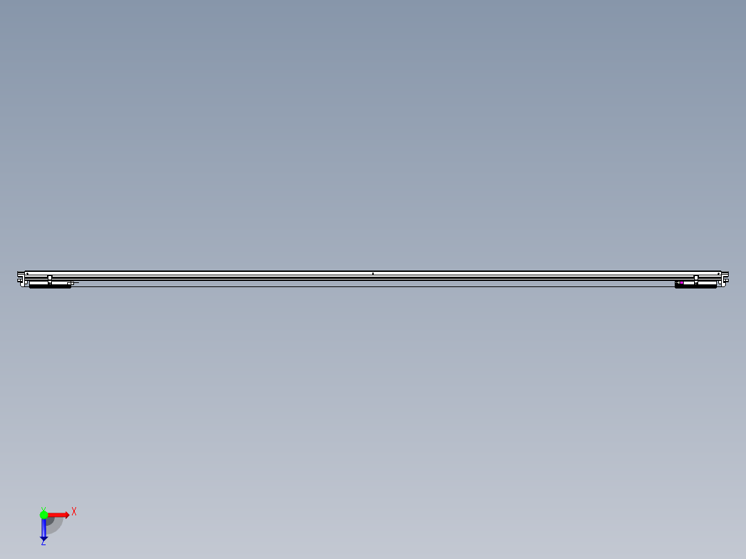 威洛博VL系列直线电机模组-2VL14S3-S3050俯视图
