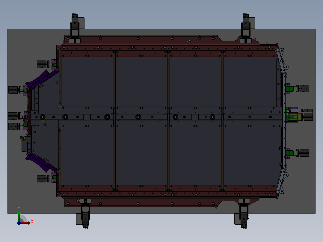 电池总成小件焊接sw14可编辑前视图