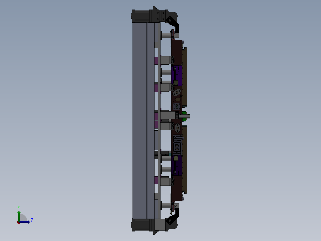 电池总成小件焊接sw14可编辑左视图