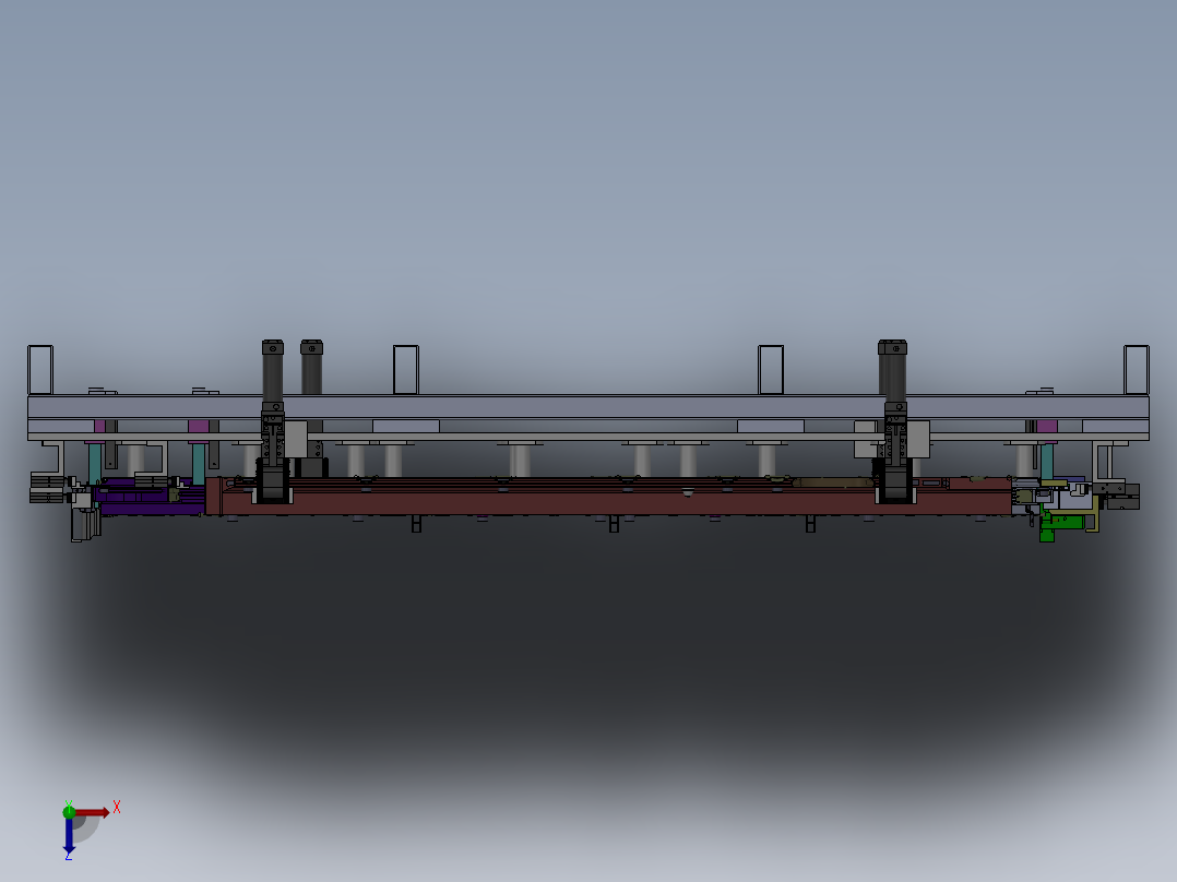 电池总成小件焊接sw14可编辑俯视图