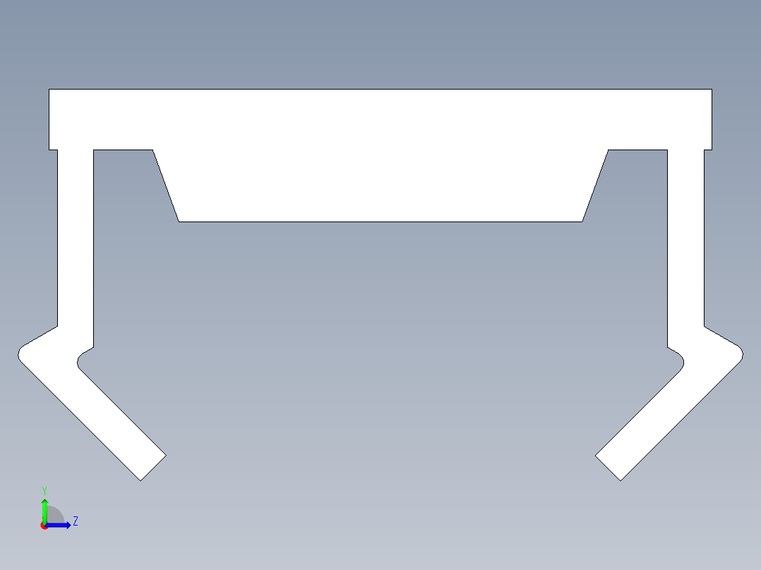 型材-BR 8 SLOT GREY PP INFILL PROFILE KJN518375.STEP左视图