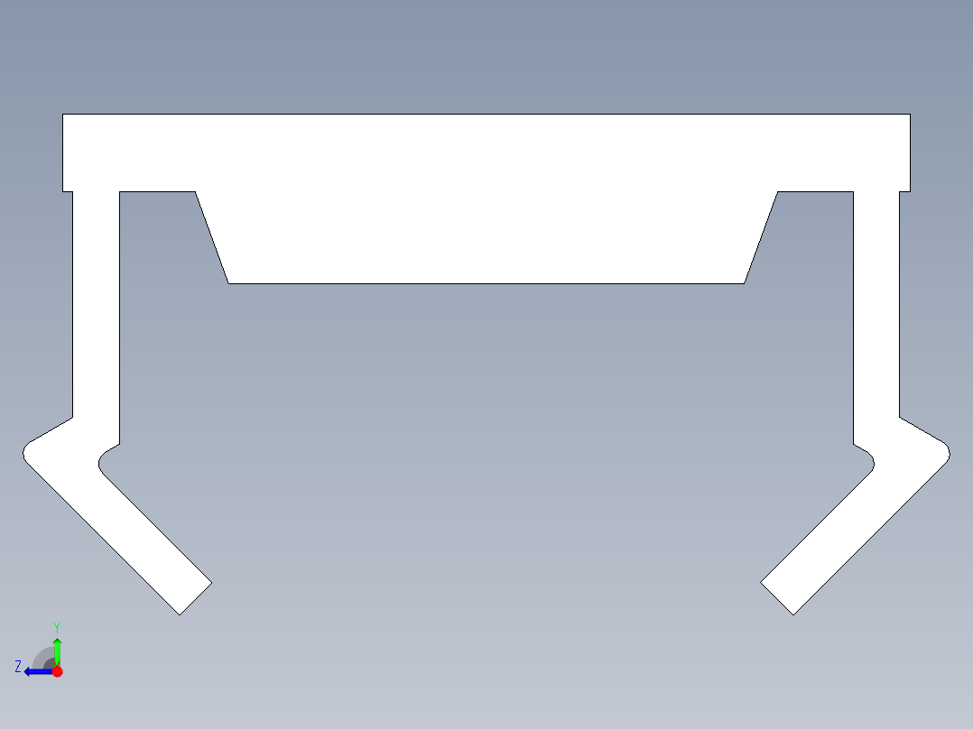 型材-BR 8 SLOT GREY PP INFILL PROFILE KJN518375.STEP右视图
