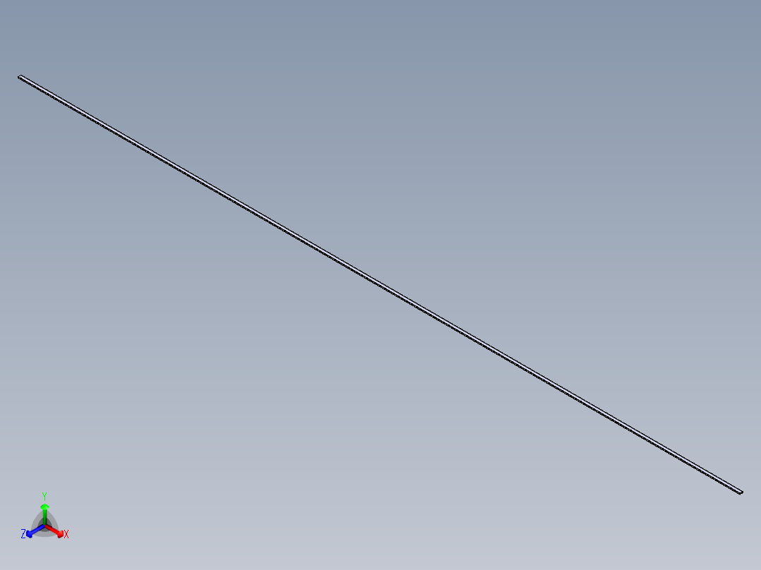 型材-BR 8 SLOT GREY PP INFILL PROFILE KJN518375.STEP正等轴测图