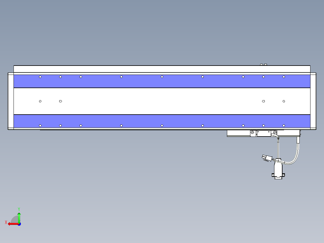 威洛博VL系列3d模型模组VL14S2Y-S500后视图