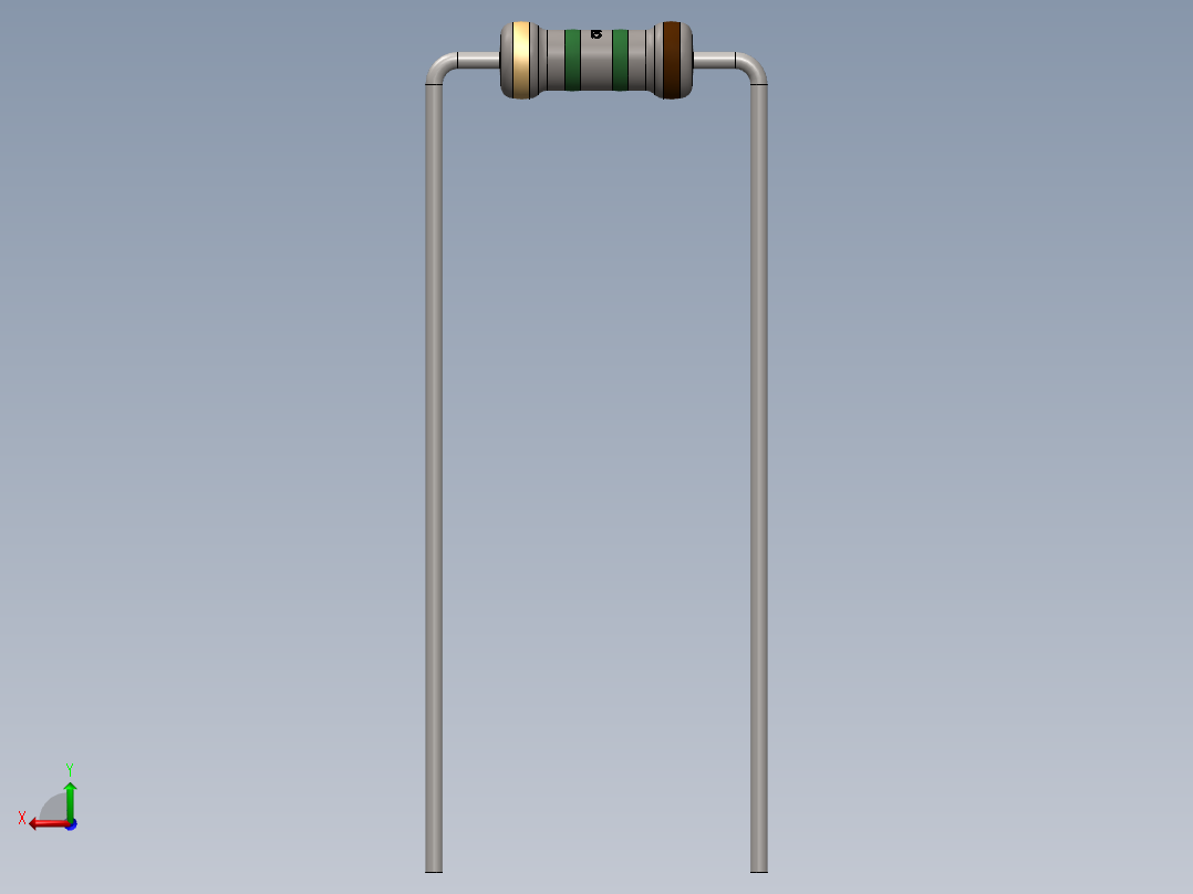 电容器 二极管 电阻器-Resistor 1.5M Ohm后视图