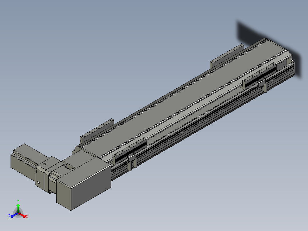 直线模组LHB17-L40-S600-BR设计图纸