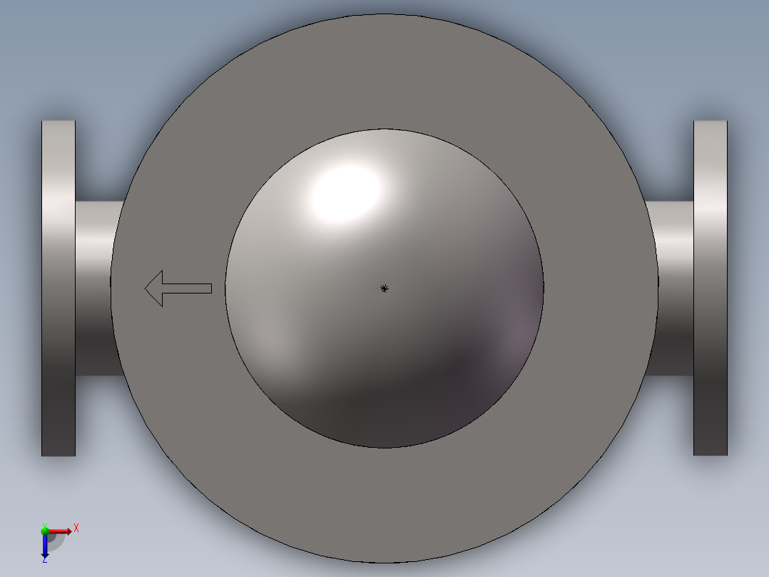 回油粗滤DN100俯视图