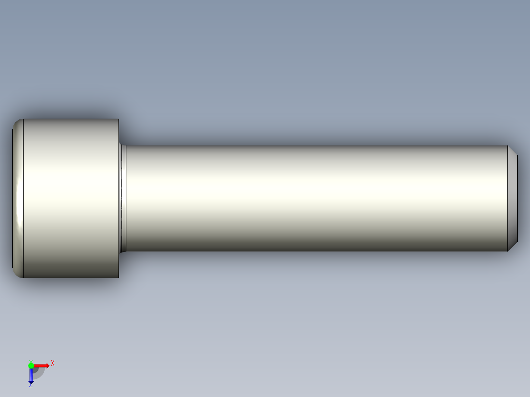 螺钉-DIN_912-M12x45.stp俯视图