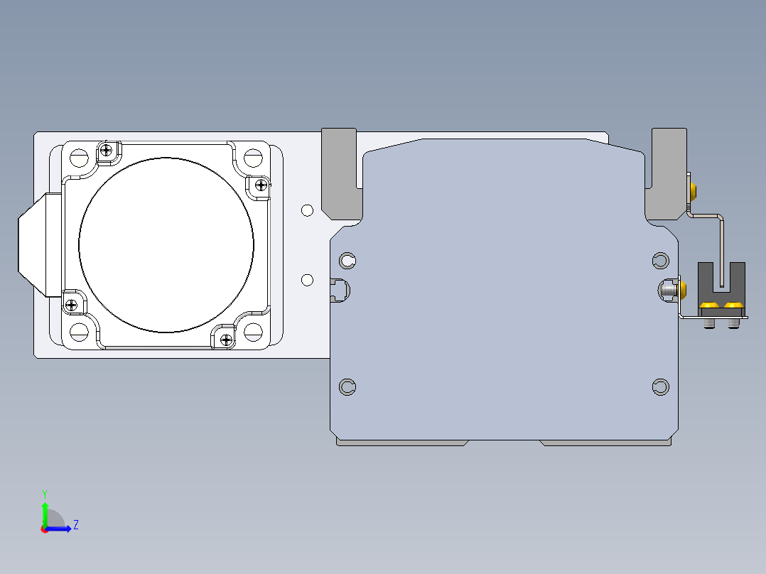 MTH丝杆半封闭模组MT100BS-BL-60左视图