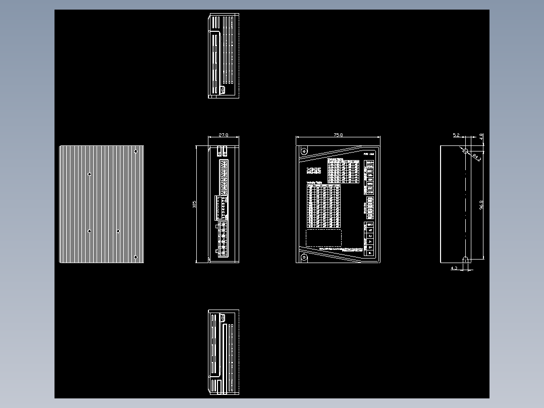 步进驱动DP3L1-565-IO-外观图-220924.dwg