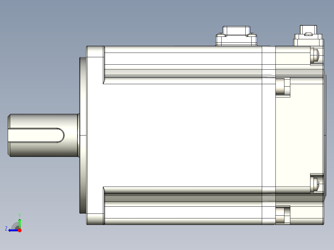 电机MS6H-80TH30B3-20P7.IGS右视图