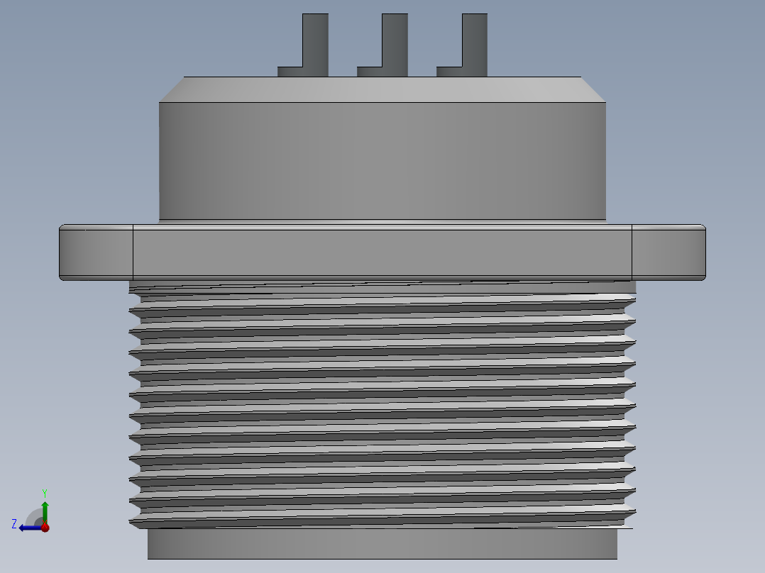 航空插头(3)右视图