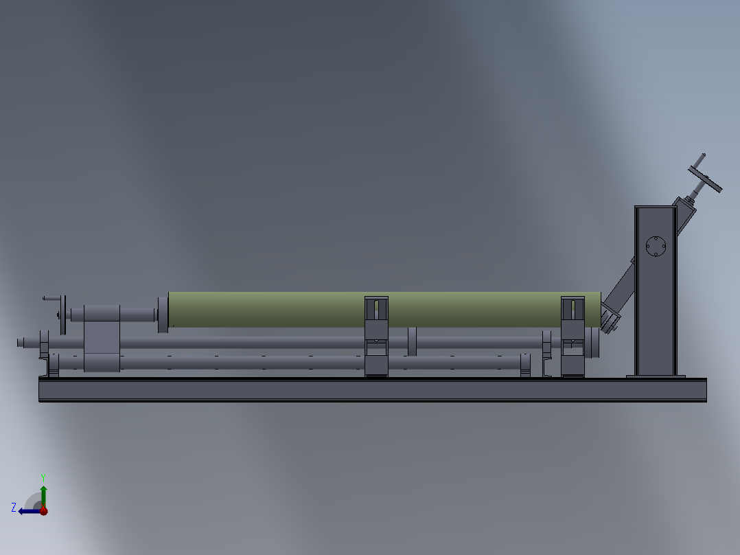 翻边机sw09可编辑右视图