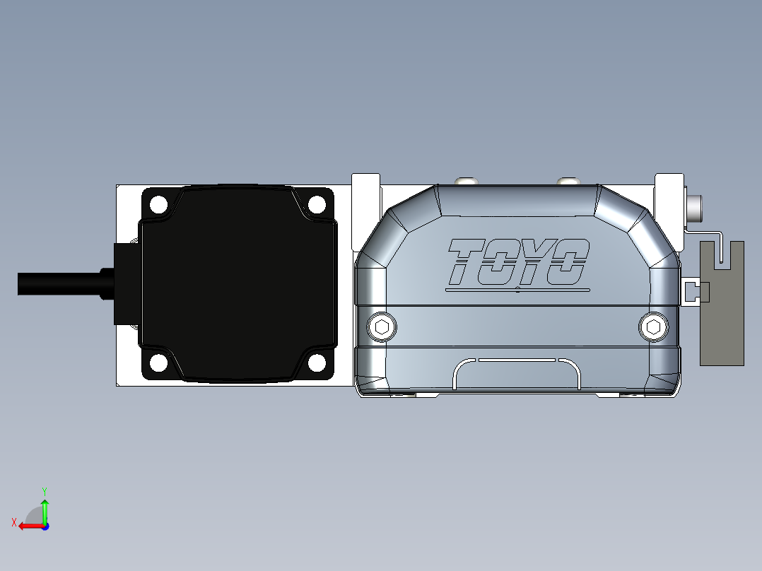 Toyo东佑达直线模组-ETH12-650-BL-200W+煞車后视图