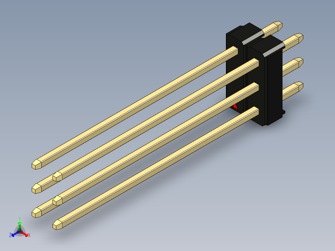 彩色公头100mil（2.54mm）系列-DS1021_black_3x02p_100mil_Type43_rev1.0