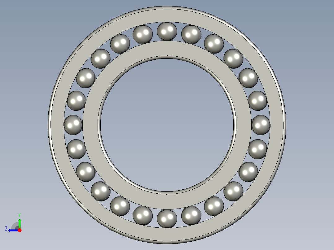 深沟球轴承6238右视图