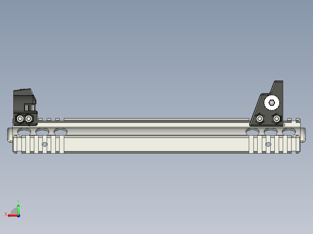 3D打印模型 - 弩类配件后视图