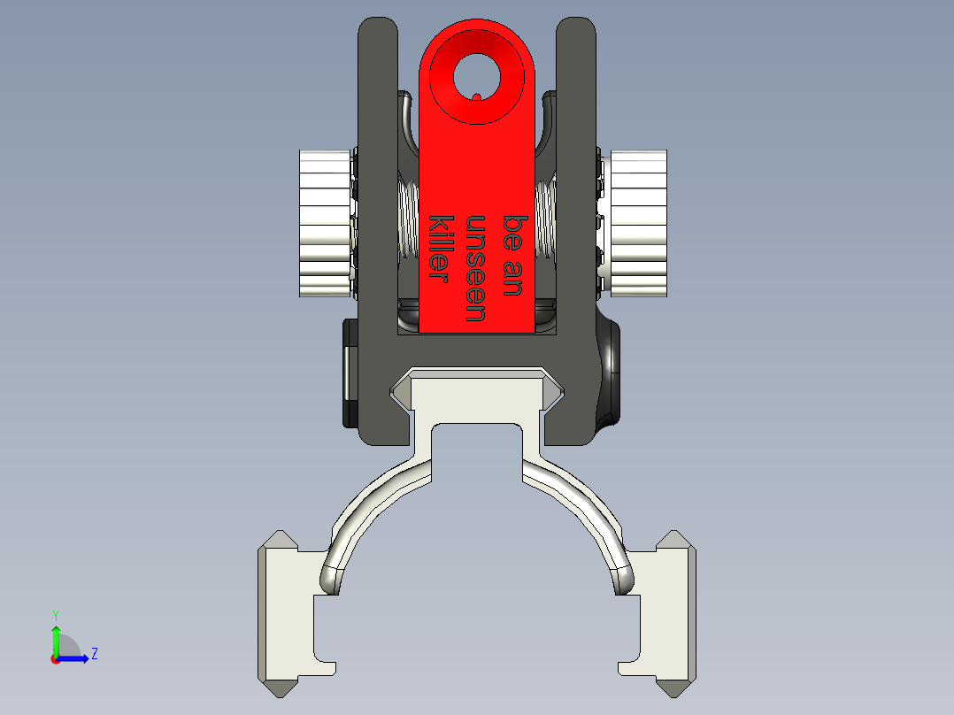 3D打印模型 - 弩类配件左视图