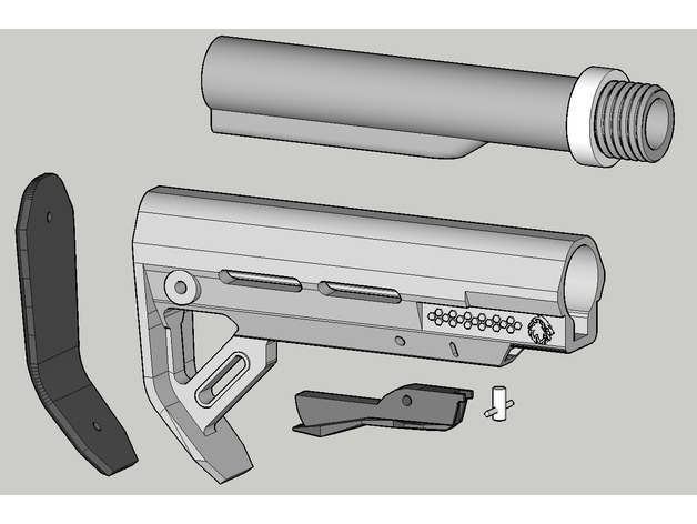 3D打印模型 - 弩类配件