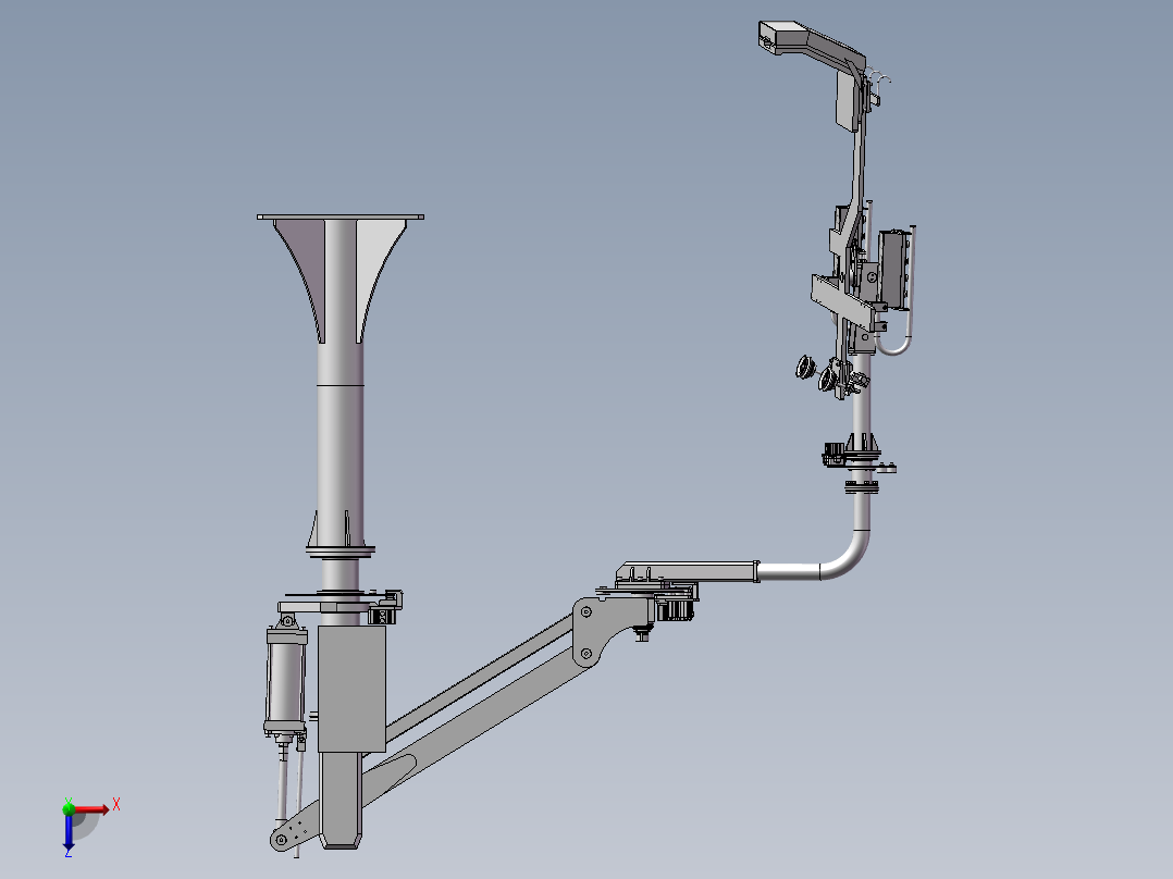 助力机械臂设计三维SW模型==857378==50俯视图