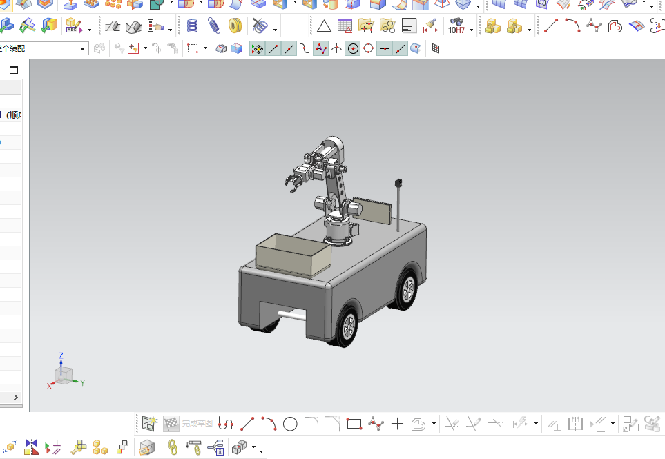全自动机械手采摘车